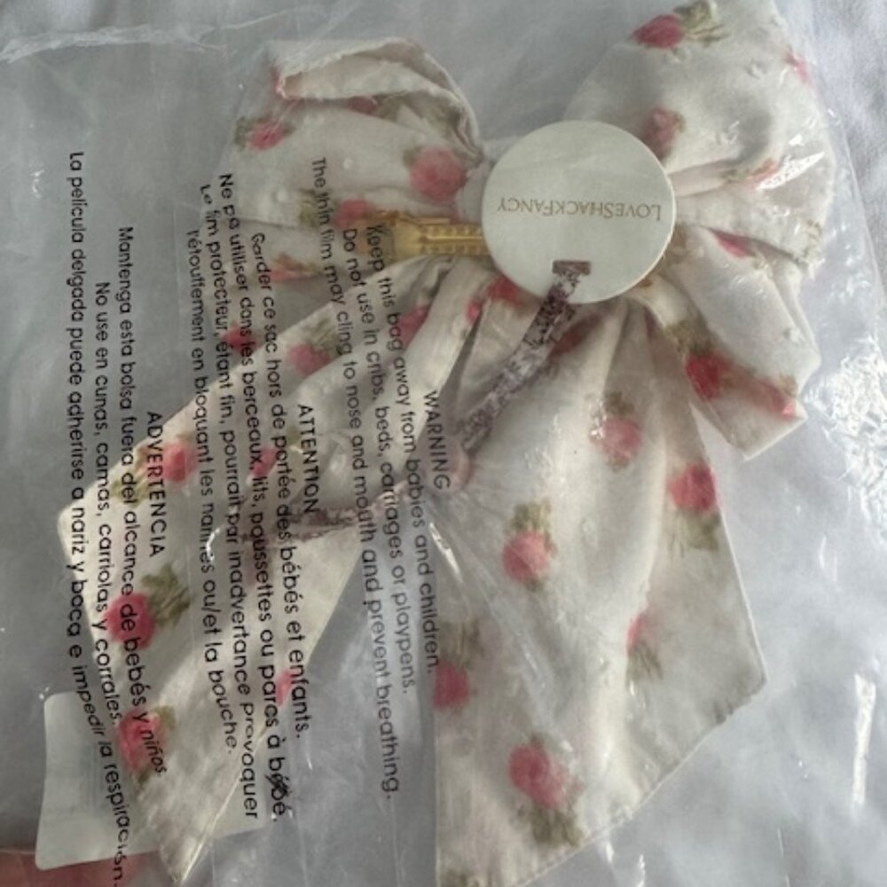 LOVESHACKFANCY Elisiette Dainty Floral Hair Barrette SOLD OUT